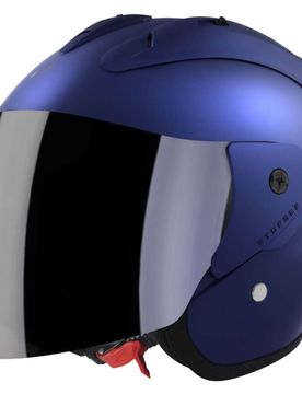 Casco Moto Jet SUN EVO 2.0 Solid Royal Blu Opaco taglia M