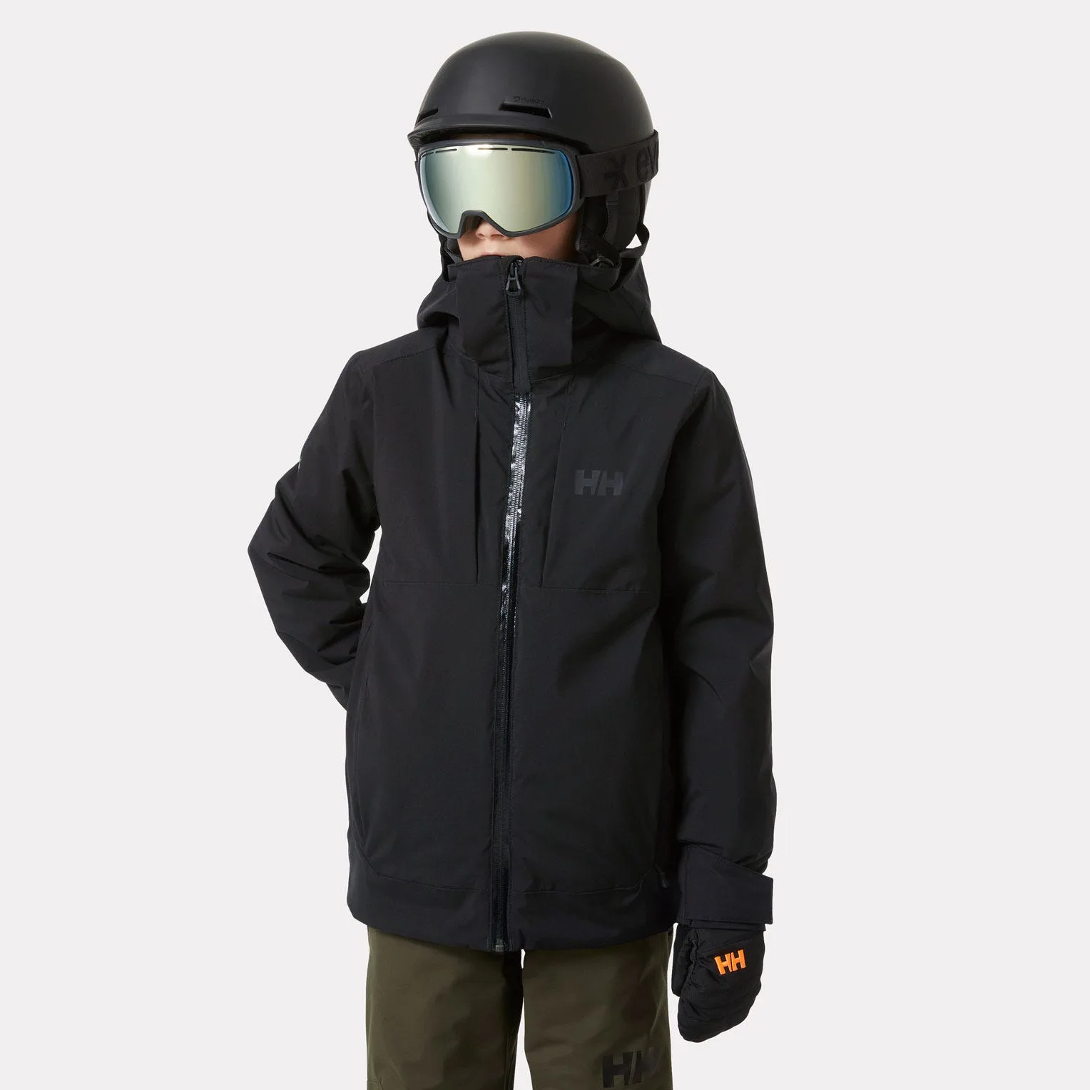 Junior Alpha Resort Ski Jacket Black 14 - Black - Unisex - Helly Hansen - FashionsVida