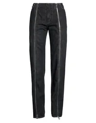 Pantalones vaqueros Mujer Negro 26 Mujer