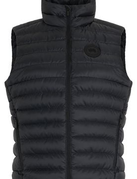 Quilted Sleeveless High Collar Vest