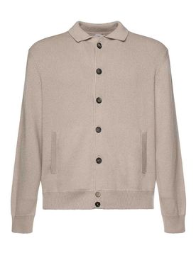 Eleventy Cardigan in cotone e seta
