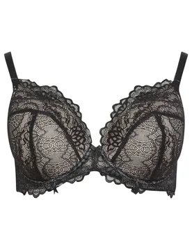 Women's T-Shirt Bra in Black Size: 36DD - Black - Size: 36DD - M&Co - FashionsVida