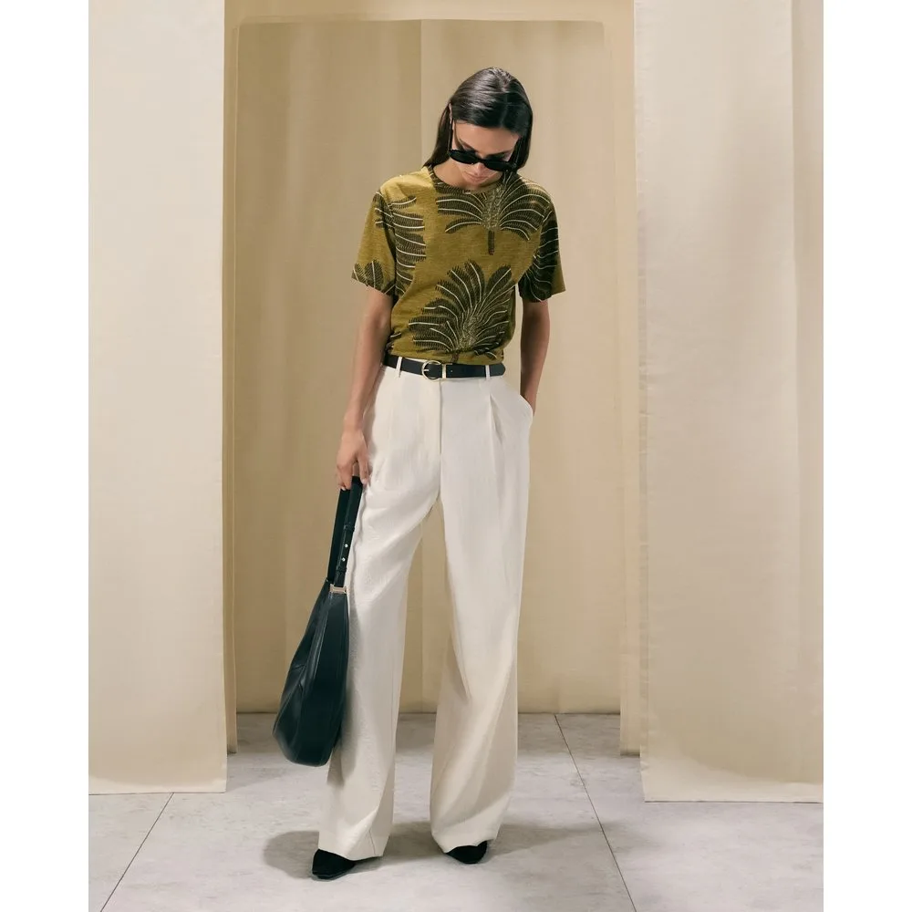 Camiseta de manga corta estampada de mujer - Woman El Corte Inglés - FashionsVida