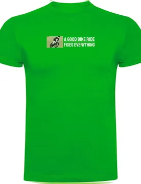 T-shirt à Manches Courtes Good Bike Ride
