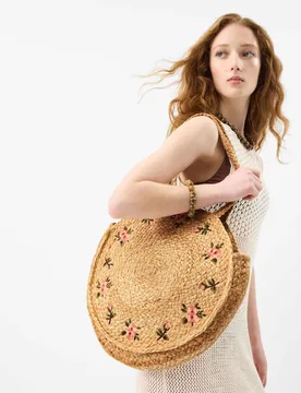 Straw Beach Bag Natural female - Accessorize - FashionsVida