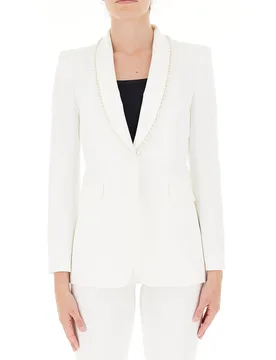 Blazer collo scialle BIANCO XL - Rinascimento - FashionsVida