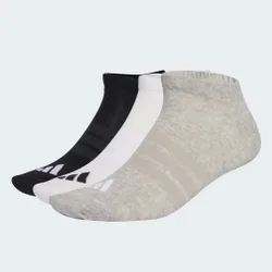 CALZINI LOW-CUT THIN&LIGHT ESSENTIALS CONFEZIONE DA 3 PAIA 43-45 Medium Grey Heather / White / Black
