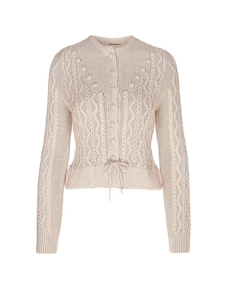 Trachten Strickjacke LENE rosa L damen - Gottseidank - FashionsVida