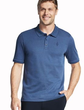 Polo blu traspirante Off Duty Polo XL