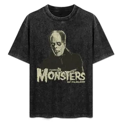 Famous Monsters Phantom T-Shirt Basic Crew Neck Short Sleeve Top
