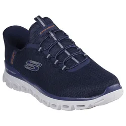 Scarpe Senza Lacci Glide Step Navy Mesh / Pu EU 42
