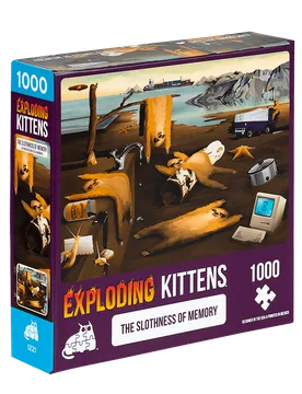 The Slothness of Memory Jigsaw Puzzle (1000 piece) - Exploding Kittens - FashionsVida