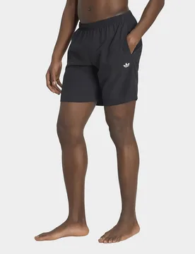 Mens SHORT DA NUOTO TREFOIL ESSENTIALS - Nero, nero nero Uomo taglia 2XL 3" - Adidas - FashionsVida