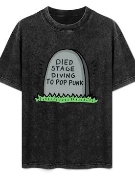 Died Stage Diving To Pop Punk T-Shirt Sun Block Outdoor T-Shirt - Aliexpress - FashionsVida