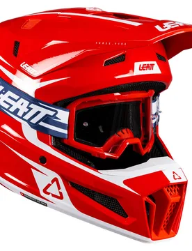 Casco Moto KIT 3.5 V26 Rosso taglia XL - Leatt - FashionsVida