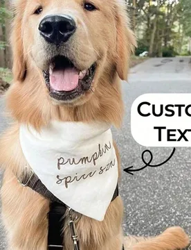 Pañuelo personalizado para mascotas, pañuelo triangular personalizado con logotipo y unicolor para perros y gatos pequeños, medianos y grandes, ele - Shein - FashionsVida