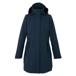 Womens/ladies Kingsley Longline 3 In 1 Jacket (Navy) - Size 6 Uk