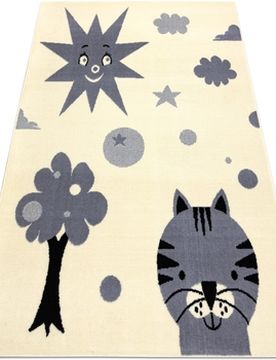 Teppiche Teppich Bcf Flash Smile 3992 - Sonne 140x190 Cm 140x190 Cm