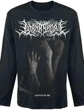 Langarmshirt - Dancing Like Flames - S bis XXL - für Männer - Größe S - schwarz - Lizenziertes Merchandise! - Männer - male - Lorna Shore - FashionsVida