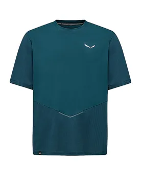 Camiseta funcional para hombre Pedroc Dry Hybrid azul oscuro L - Salewa - FashionsVida