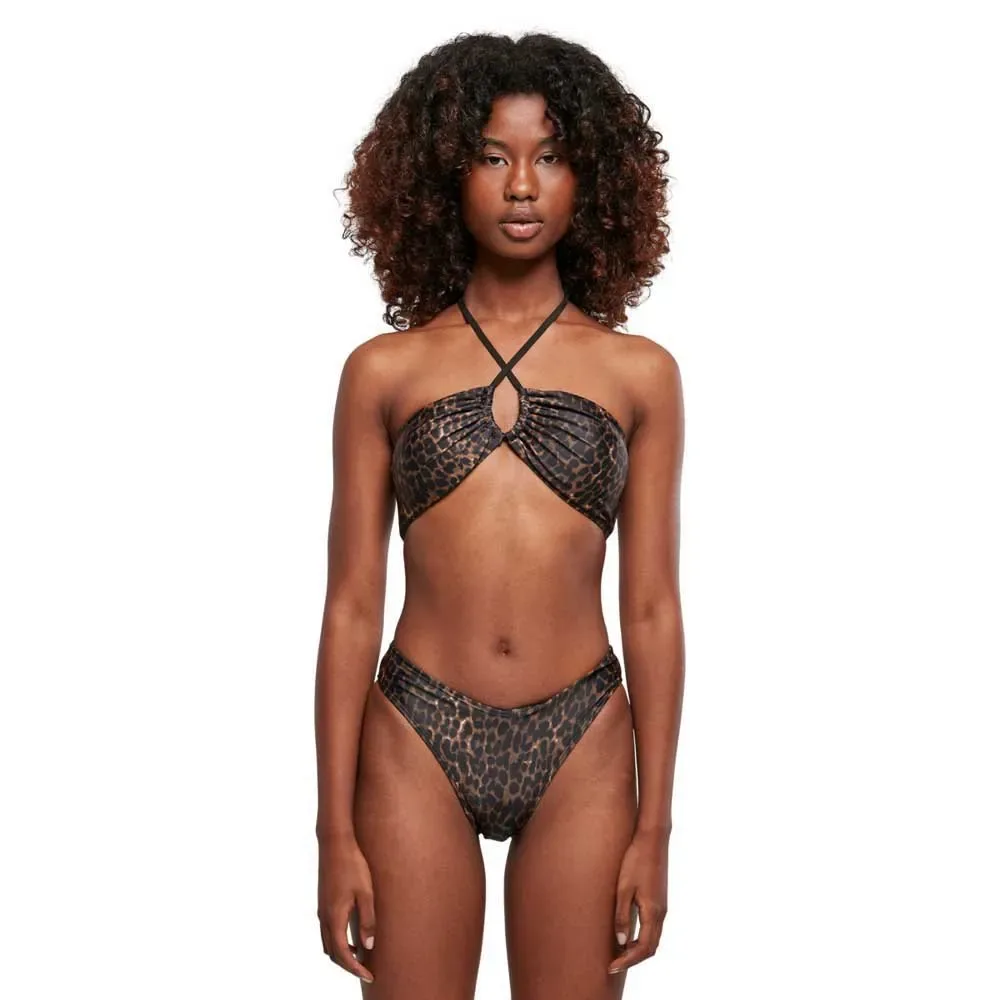 Bikini Aop Hot V Brown Leo XL - Urban classics - FashionsVida