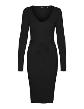 Vestito A Maniche Lunghe Saba Rib Maternity Black M