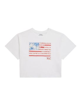 T-shirt con stampa grafica sul petto