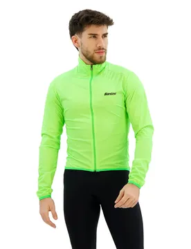 Santini Giacca Nebula Green Fluo