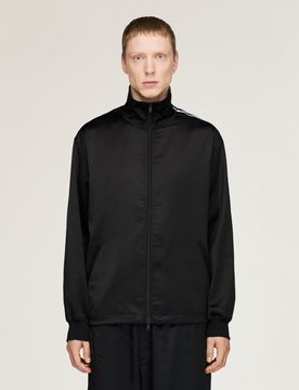 GIACCA DA ALLENAMENTO Y-3 IN RASO CON 3 STRISCE SFUMATE M Black