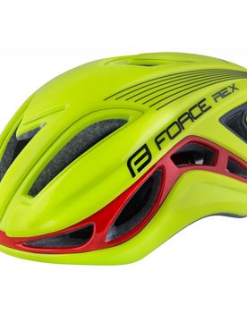 Casco bici da corsa REX fluo rosso