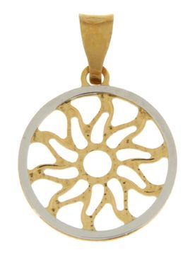 Ciondolo Donna Oro Bianco Giallo GL101932