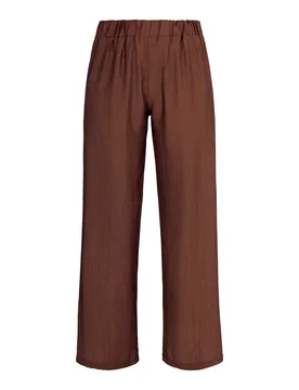 Leichte Sommerhose braun S Damen - walzvital - FashionsVida