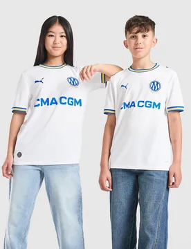 Prima Maglia Olympique Marseille 2026/27 Junior - Bianco, bianco bianco Bambino taglia 15-16Y - Puma - FashionsVida