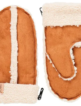Moufles Dust Teddy Brown S - Protest - FashionsVida