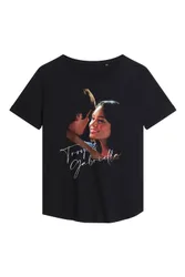Women's High School Musical Love Fashion T-Shirt, Black Size: 2XL - Black - Size: 2XL
