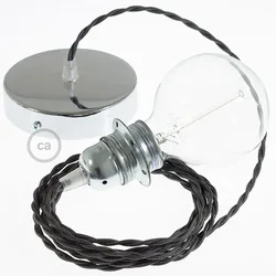Cables Lampe Suspendue Pendel Pour Abat-jour Tm26 50 Cm Dark Gray / Chrome Plated One Size