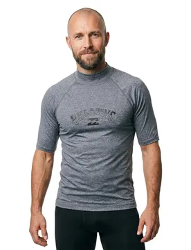 Rash Guard Manches Courtes Arch Black Heather M