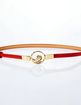 Schmuck-Gürtel verstellbar bordeaux - 3Pagen - FashionsVida