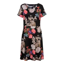 Wendekleid 2 in 1 "Blumen" S mehrfarbig