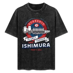 Ishimura Vintage Emblem T-Shirt Breathable Mesh Panel T-Shirt