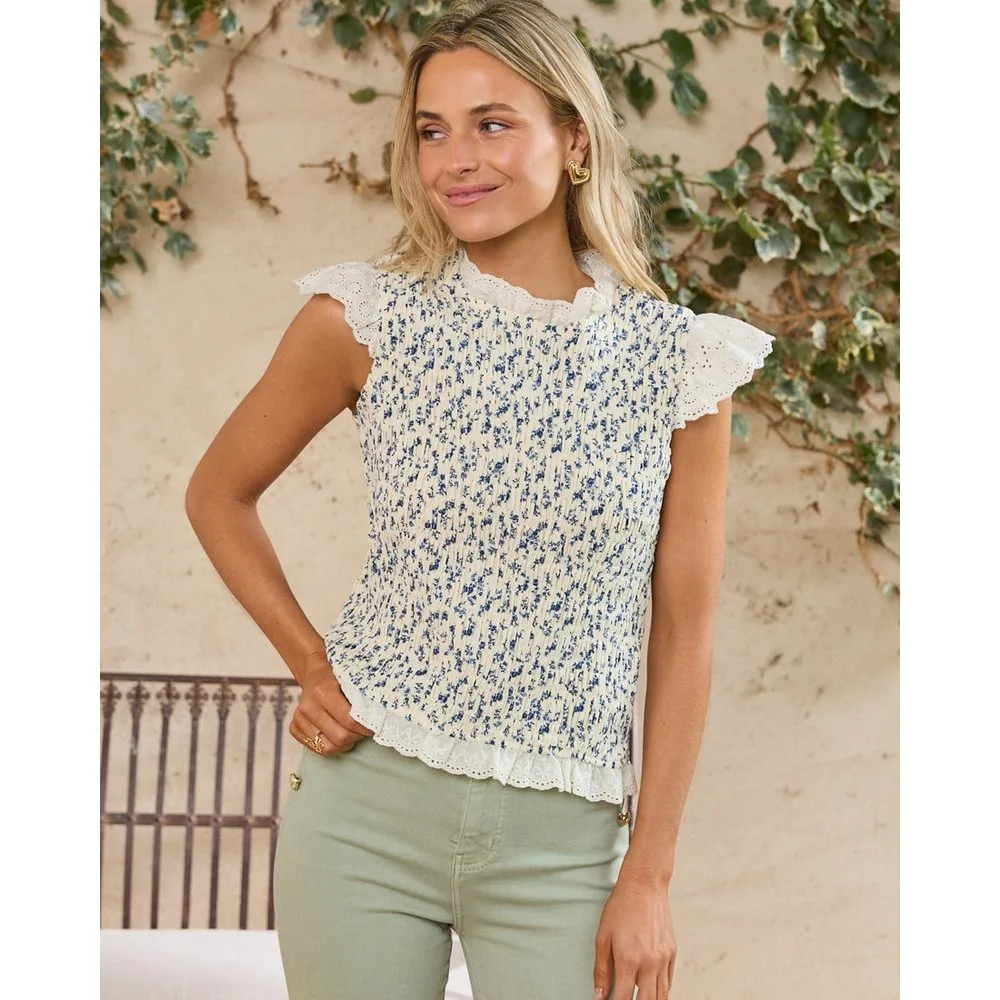 Top de flores de mujer - Polin et Moi - FashionsVida
