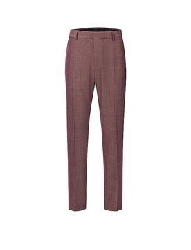 Pantalones de traje rojo oscuro 56
