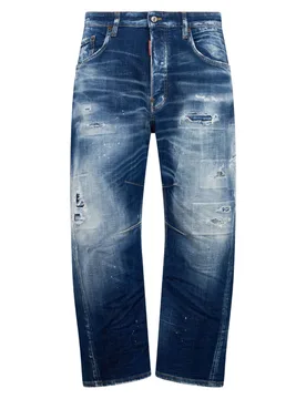 Dsquared2 jeans vissuto uomo blu - Dsquared2 - FashionsVida