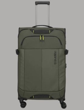Trolley Briize L espandibile 4 ruote impermeabile Khaki