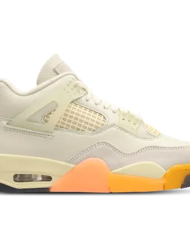 Retro 4 Damen Sneaker - Beige - Größe 41 - Leder Beige 41 - Jordan - FashionsVida