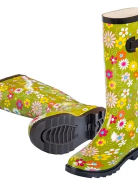 Fleurs Bottes De Pluie Green EU 36