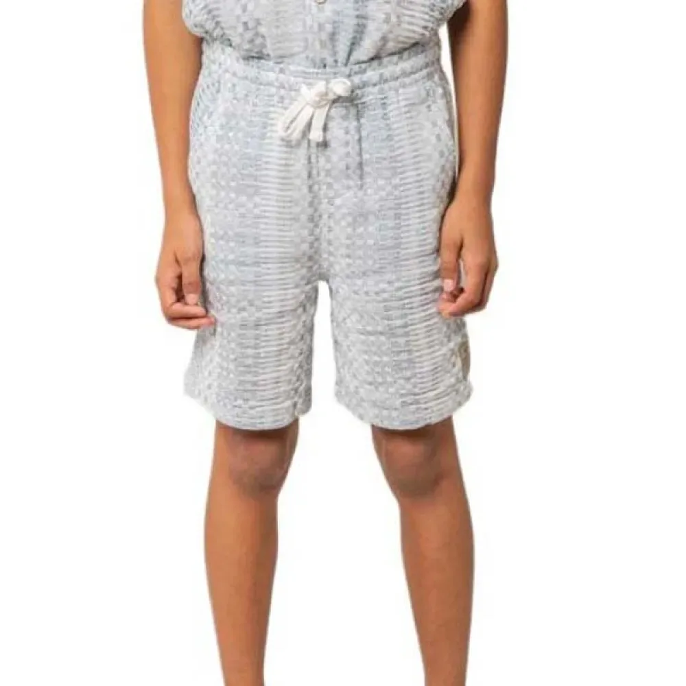 Pantaloni Corti Padre Steel Blue 16 Anni - Deeluxe - FashionsVida