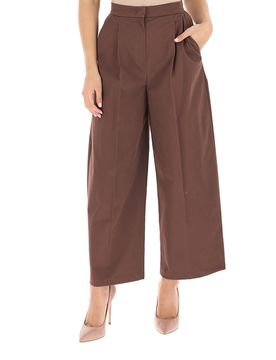 Pantalone a palazzo MARRONE 42