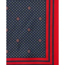 Pañuelo de mujer estampado cuadrado de tejido fluido