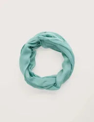 Modal Rich Snood with Linen Blue female